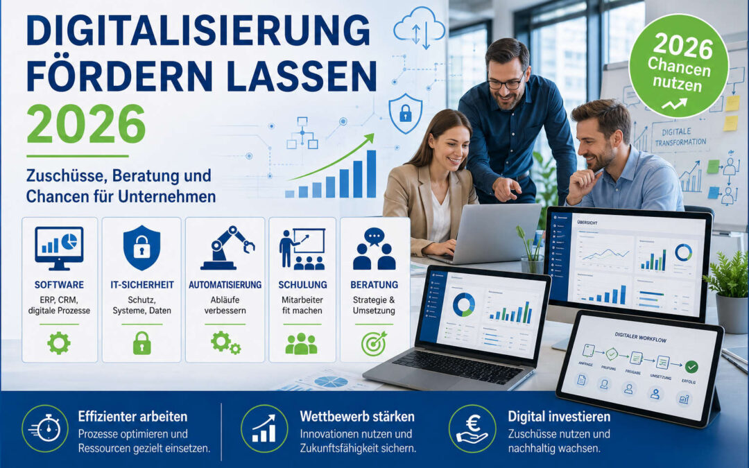 Digitalisierung fördern lassen 2026