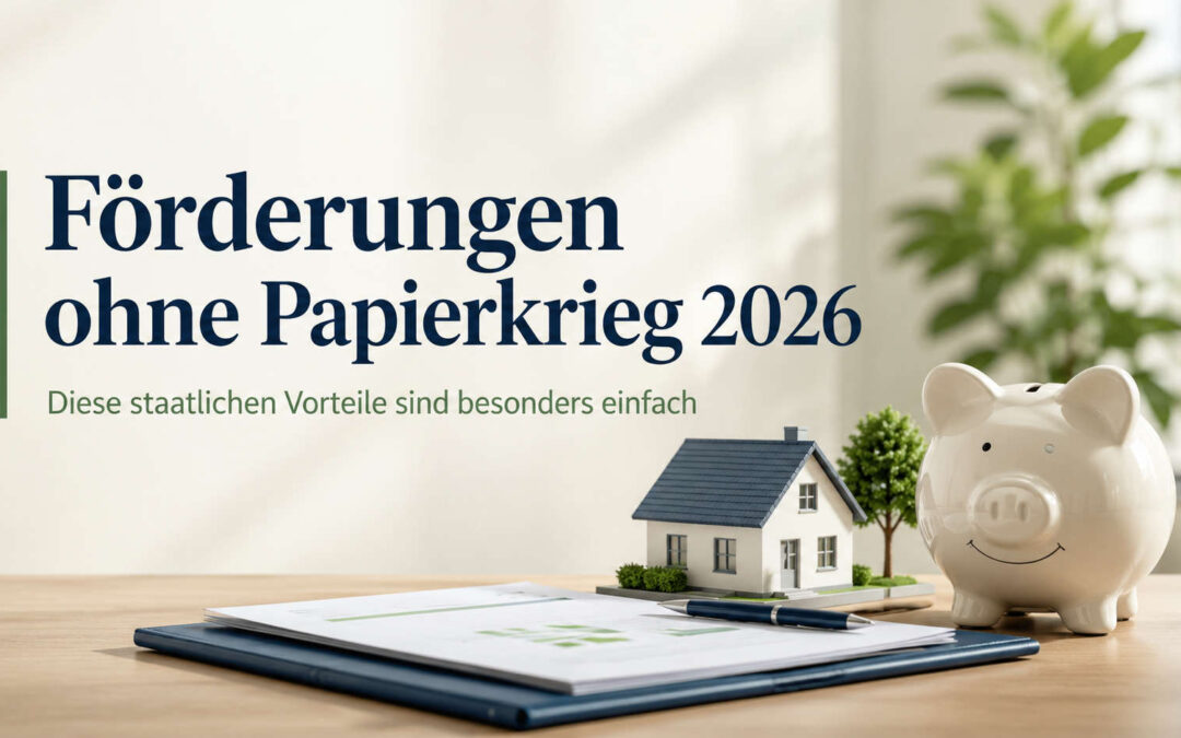 Förderungen ohne Papierkrieg 2026 mit staatlichen Vorteilen, Steuerentlastungen, digitalen Anträgen und regionalen Förderungen