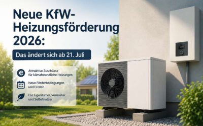Neue KfW-Heizungsförderung 2026: Das ändert sich ab 21. Juli